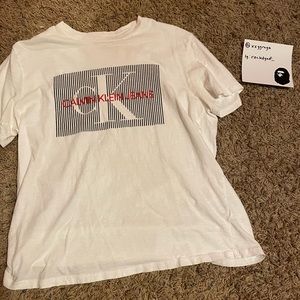 White Calvin Klein T-Shirt